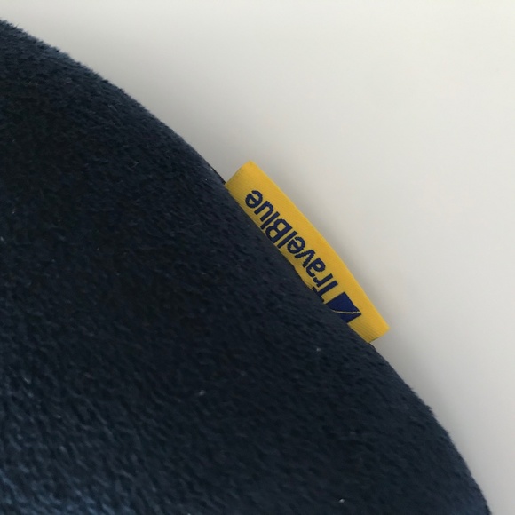 3/$25 TravelBlue Navy U-shaped Travel Neck Pillow - Picture 3 of 5